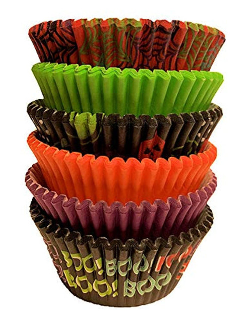 Haunted Pumpkin Assorted Baking Cups Standard Size 150 ct