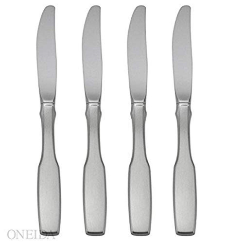 Oneida Paul Revere Fine Flatware Dinner Knives, Set of 4, 18/10 Stainless Steel Oneida Paul Revere Fine Flatware Dinner Knives, Set of 4, 18/10 Stainless Steel