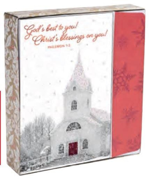 DaySpring - God's Best to You - Inspirational Christmas Cards - 18 Christmas Boxed Cards and Envelopes