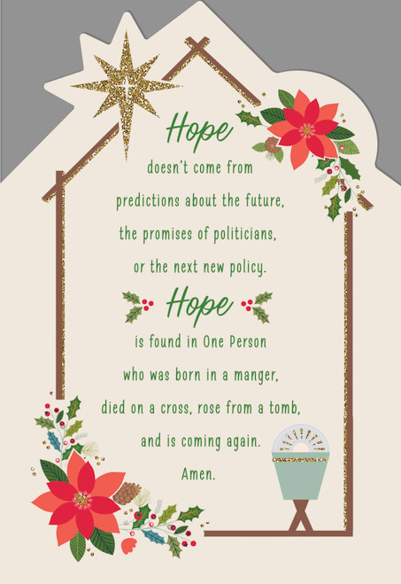 DaySpring - Hope in a Manger - 18 Christmas Boxed Cards and Envelopes (U0998) DaySpring - Hope in a Manger - 18 Christmas Boxed Cards and Envelopes (U0998)