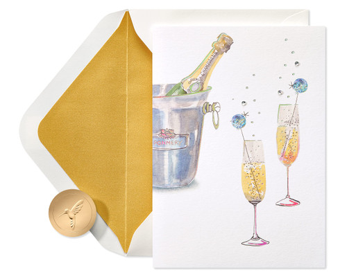 Papyrus Wedding Card (Shiny Happy Forever)