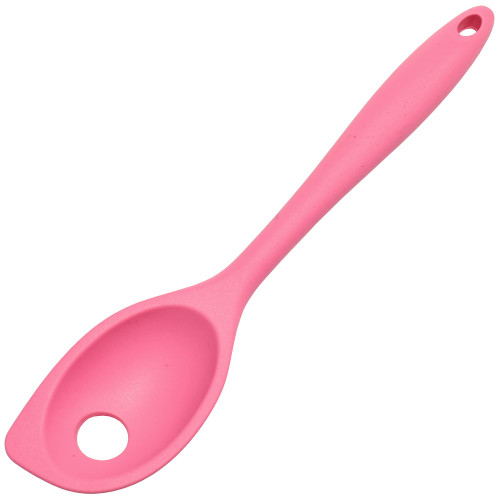 Chef Craft Premium Silicone Mixing Spoon, 11 inch, Pink