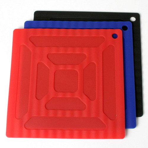 Chef Craft Select Silicone Square Trivet, 7 inch, Color May Vary
