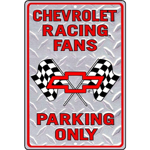 Signs 4 Fun SPSAC Chevy Racing Small Parking Sign