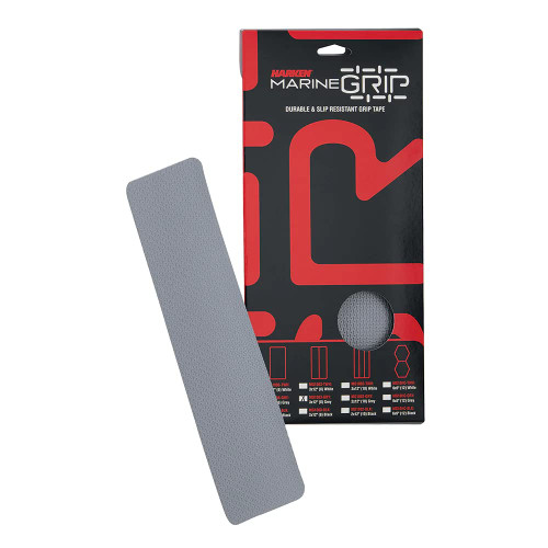HARKEN Marine Grip Tape 3 Inch x 12 Inch Gray 8/Pieces - MG1003-GRY