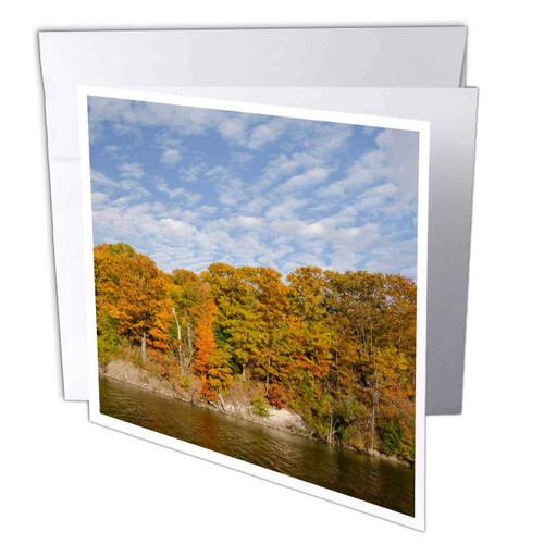 3dRose New York, Oswego Canal - Greeting Cards, 6 x 6", Set of 12 (gc_190355_2)