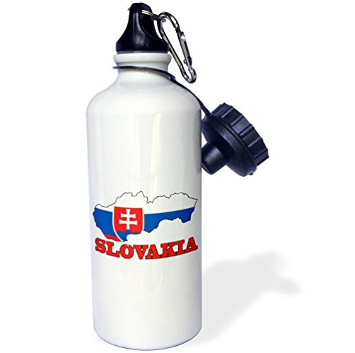 3dRose wb_63215_1 The flag of the Ukraine on a blue background with Ukraine in English and Ukrainian Sports Water Bottle, 21 oz, White 3dRose wb_63215_1 The flag of the Ukraine on a blue background with Ukraine in English and Ukrainian Sports Water Bottle, 21 oz, White