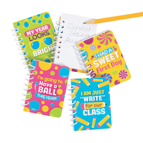 Fun Express First Day Of School Notepads - 24 Pieces - Educational And Learning Activities For Kids Fun Express First Day Of School Notepads - 24 Pieces - Educational And Learning Activities For Kids