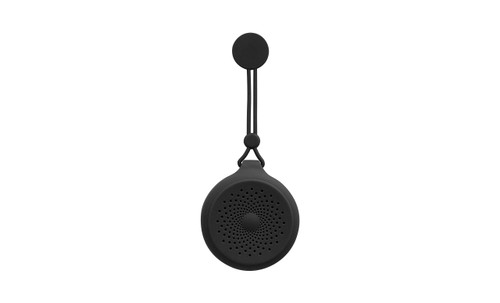 LW Shower Speaker, Waterproof, Wireless Speaker, Hangtag Suction, Loud, HD Sound, Water Resistant, Portable- Black