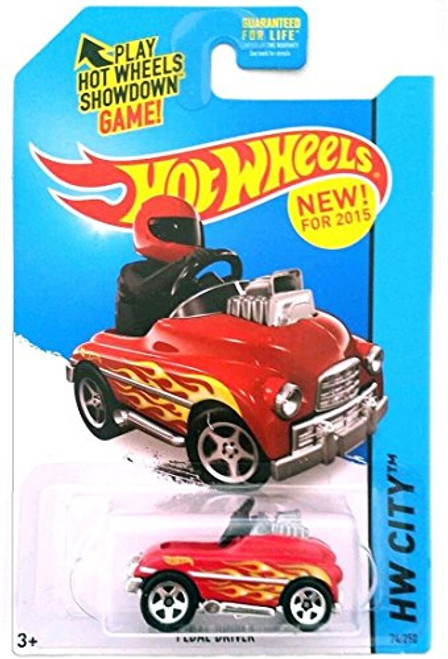 Hot Wheels 2015 HW City Pedal Driver 74/250, Red