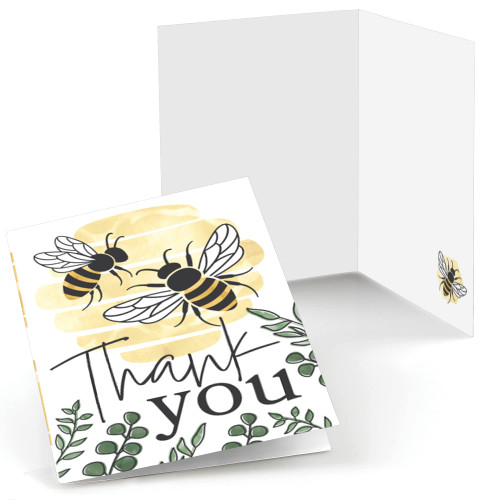 Big Dot of Happiness Little Bumblebee - Bee Baby Shower or Birthday Party Thank You Cards (8 count) Big Dot of Happiness Little Bumblebee - Bee Baby Shower or Birthday Party Thank You Cards (8 count)