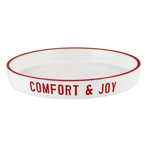 Santa Barbara Design Studio F2F Holiday Tapas Plates, Set of 4, Comfort & Joy Santa Barbara Design Studio F2F Holiday Tapas Plates, Set of 4, Comfort & Joy