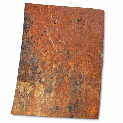 3dRose - Florene Designer Texture - Old Rust - Towels (twl-101743-2)