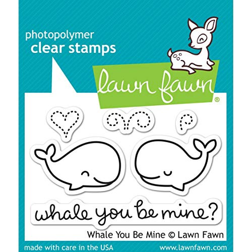 Lawn Fawn Clear Stamps LF791 Whale You Be Mine by Lawn Fawn Lawn Fawn Clear Stamps LF791 Whale You Be Mine by Lawn Fawn