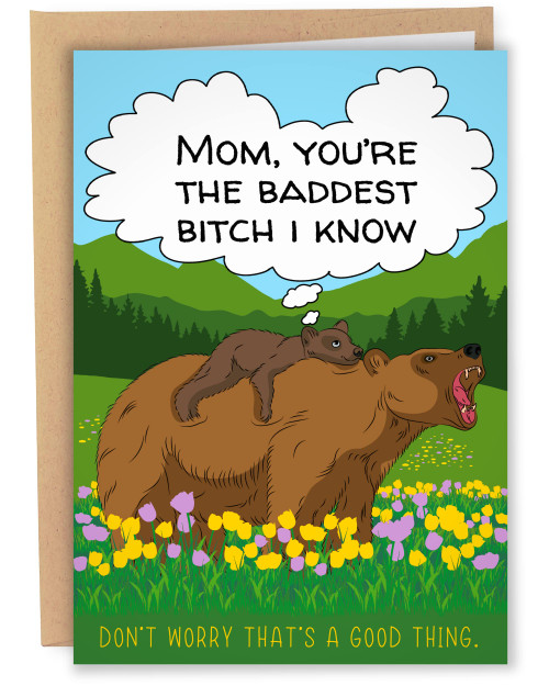 Sleazy Greetings Funny Mother's Day Cards From Daughter Son | Mothers Day Card | Funny Birthday Card For Mom Women | Momma Bear Card Sleazy Greetings Funny Mother's Day Cards From Daughter Son | Mothers Day Card | Funny Birthday Card For Mom Women | Momma Bear Card