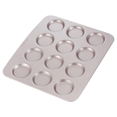 CHEFMADE Whoopie Cake Pan, 12-Cavity 2.2" Diameter Non-Stick Muffin Pan Whoopie Cookie Biscuit Bakeware for Oven Baking (Champagne Gold) CHEFMADE Whoopie Cake Pan, 12-Cavity 2.2" Diameter Non-Stick Muffin Pan Whoopie Cookie Biscuit Bakeware for Oven Baking (Champagne Gold)