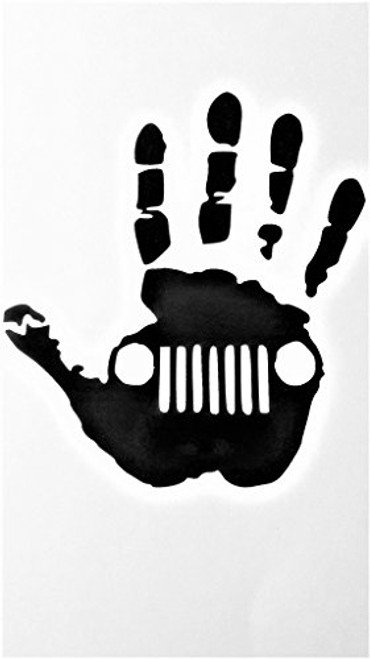Jeep Wave Vinyl Decal Sticker|BLACK| Cars Trucks Vans SUV Jeeps Laptops Wall Art|5.5" X 5"|CGS525 Jeep Wave Vinyl Decal Sticker|BLACK| Cars Trucks Vans SUV Jeeps Laptops Wall Art|5.5" X 5"|CGS525