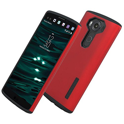 LG V10 Case, Incipio [Hard Shell] [Dual Layer] DualPro Case for LG V10-Iridescent Red/Black