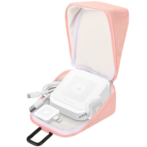 Protective Case for Square Reader Square Contactless Dock, Chip Card Reader Scanner Case fit for A-SKU-0120 & A-SKU-0485, All in ONE Solution for Dock, Square Card Reader Storage Bag - Case Only