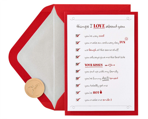 Papyrus Romantic Card (Just For Starters)