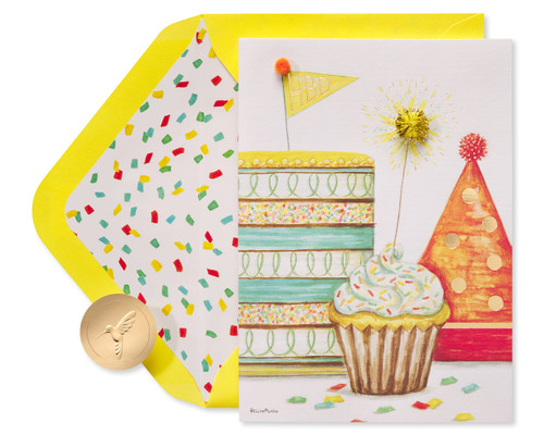 Papyrus Birthday Card - Designed by Bella Pilar (Surrounded By Laughter and Good Friends)