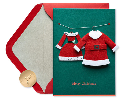 Papyrus Romantic Christmas Card (A Perfect Match)