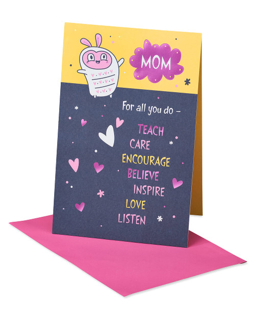 American Greetings Mother's Day Card for Mom (For All You Do)