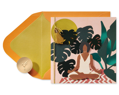 Papyrus Friendship, Thank You or Thinking of You Card for Her - Illustrated by Sarah Dahir (Soul-Healer)