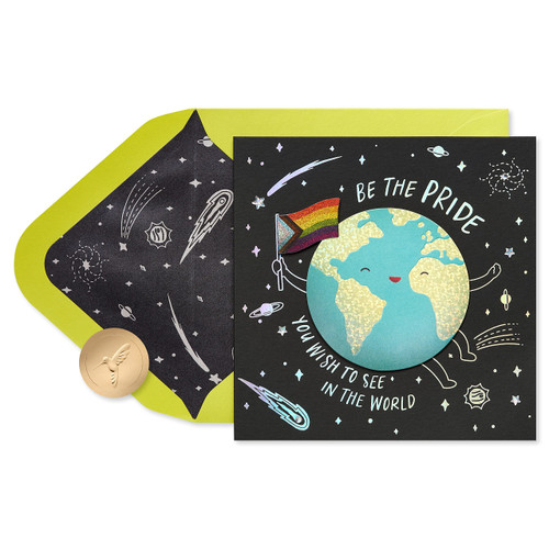 Papyrus Blank Pride Card for LGBTQIA+ (Be the Pride)