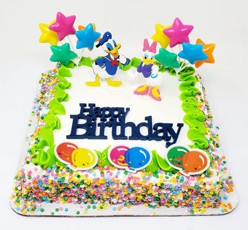 Mickey Mouse Clubhouse Birthday Cake Topper Set with Donald and Daisy Duck (Unique Design) Mickey Mouse Clubhouse Birthday Cake Topper Set with Donald and Daisy Duck (Unique Design)