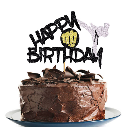 taekwondo karate cake topper happy birthday martial arts decoration black flash karate taekwondo selection kung fu theme baby shower birthday party cake decoration supplies taekwondo karate cake topper happy birthday martial arts decoration black flash karate taekwondo selection kung fu theme baby shower birthday party cake decoration supplies