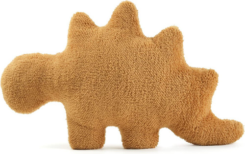 Lixzuch Stegosaurus Dino Nugget Pillow, 18 inch Dinosaur Chicken Nugget Pillow Stuffed Animal Plush Toy, Dino Nugget Plush Dinosaur Theme Party Decoration Birthday Gift for Kids