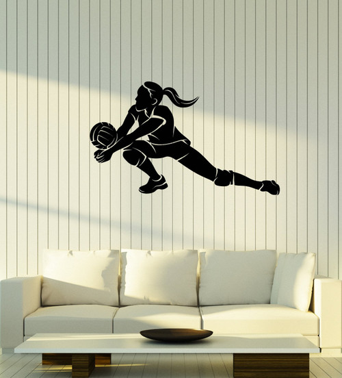 Vinyl Wall Decal Volleyball Player Teen Girl Sports Art Room Decoration Stickers Mural Large Decor (ig5498) Vinyl Wall Decal Volleyball Player Teen Girl Sports Art Room Decoration Stickers Mural Large Decor (ig5498)