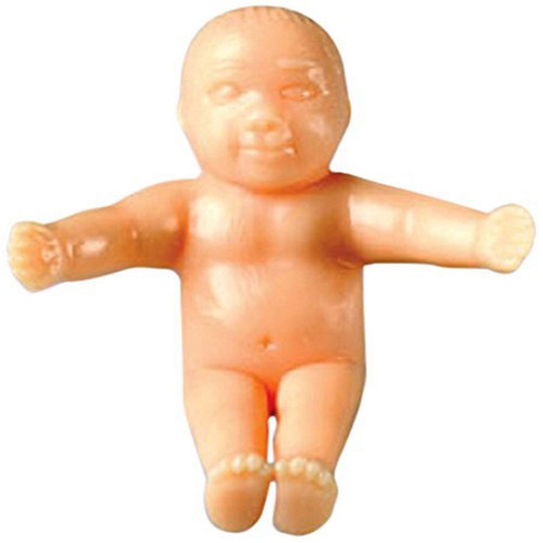 Oasis Supply 000451-12 Mardi Gras 3D Baby Topper for King Cake