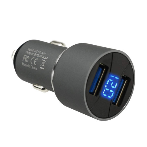 USB Car Charger, Car Charegr, Fast Charger, Wesnology Quick Charger 3.0 30W Dual USB Ports 12V/24V for Phone, Tablet (Gray) USB Car Charger, Car Charegr, Fast Charger, Wesnology Quick Charger 3.0 30W Dual USB Ports 12V/24V for Phone, Tablet (Gray)