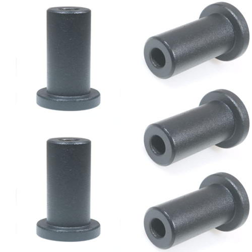 5pcs Barn Door spacers 2 inch,2"Sliding Barn Door Spacers for Sliding Barn Door Hardware Connection Device Metal Steel Track to Wall