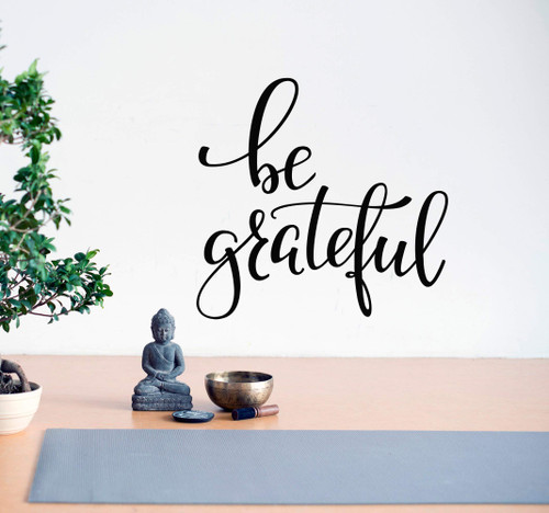 Vinyl Wall Decal Words Inspiring Be Grateful Letters Stickers Mural 22.5 in x 21.5 in gz193 Vinyl Wall Decal Words Inspiring Be Grateful Letters Stickers Mural 22.5 in x 21.5 in gz193