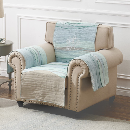 Greenland Home Maui Slipcover, Armchair, Multicolor