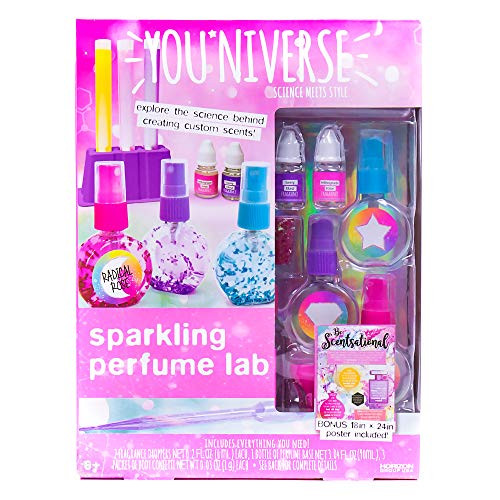 Youniverse Create Your Own Sparkling Perfume Lab by Horizon Group USA, Pink, Teal & Purple