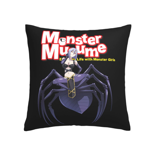 Geamla Anime Monster Musume Rachnera Pillow Cover for Sofa Home Car Office Dorm Decor Pillowcase 18inchx18inch