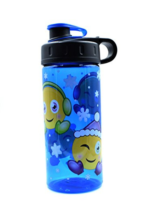 Cool Gear Winter Snow Emoji Water Bottle 16 oz BPA Free By Cool Gear Winter Snow Emoji Water Bottle 16 oz BPA Free By