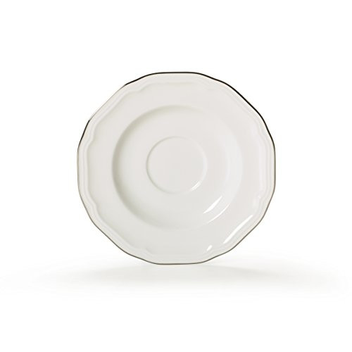 Mikasa Antique White Platinum Saucer, 6.5-Inch