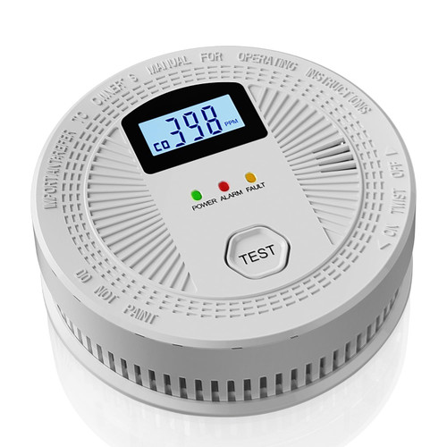 Combination Carbon Monoxide and Smoke Alarm with Digital Display, Battery Operated Smoke and Carbon Monoxide detectors 1-Pack Combination Carbon Monoxide and Smoke Alarm with Digital Display, Battery Operated Smoke and Carbon Monoxide detectors 1-Pack