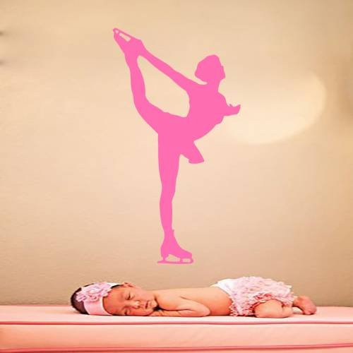 Wall Decals Sport Figure Skating Skater Ice Dancing Sportswoman Design for Studio Skating Any Room Home Decor Vinyl Decal Sticker ML131 Wall Decals Sport Figure Skating Skater Ice Dancing Sportswoman Design for Studio Skating Any Room Home Decor Vinyl Decal Sticker ML131