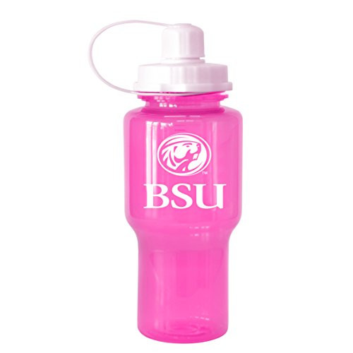 NCAA Bemidji State Beavers Tritan Travel Mate Pink Water Bottle, 24-Ounce
