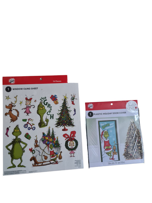 Christmas Varieties 2021 Christmas Story, National Lampoon's Christmas Vacation, The Elf, or The Grinch Window Cling and Door Cover (The Grinch) Christmas Varieties 2021 Christmas Story, National Lampoon's Christmas Vacation, The Elf, or The Grinch Window Cling and Door Cover (The Grinch)