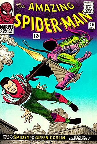 The Amazing Spider-Man - #39 - August 1966 - Comic Book Cover Poster