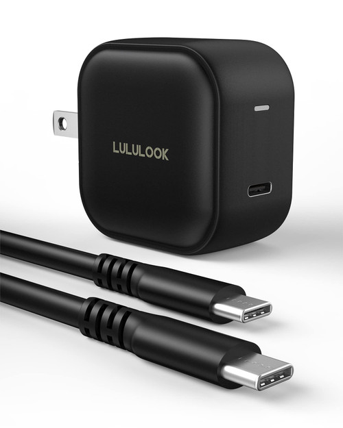 LULULOOK Mini USB C Charger, 67W USB-C Power Adapter Charger Block Type C Fast Wall Charger for MacBook Pro/Air M2/M1, Galaxy S22/S21, Dell XPS, HP, iPhone 14/Pro/Mini, iPad Pro, Steam Deck, Laptops