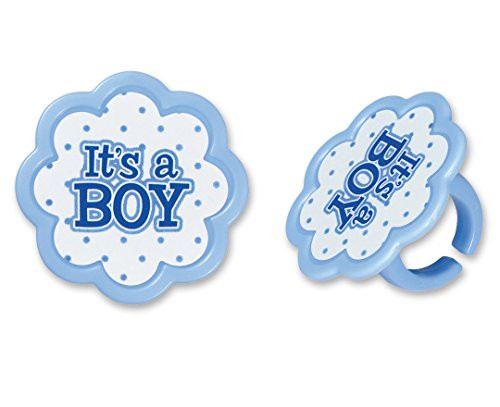 DecoPac It's A Boy Cupcake Rings (12 Count)