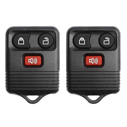 OCESTORE (Pack of 2) Black Car Key Fob, Keyless Entry Remote 3 Button for 1998-2016 F150 F250 F350 - CWTWB1U331, CWTWB1U212, CWTWB1U345, GQ43VT11T